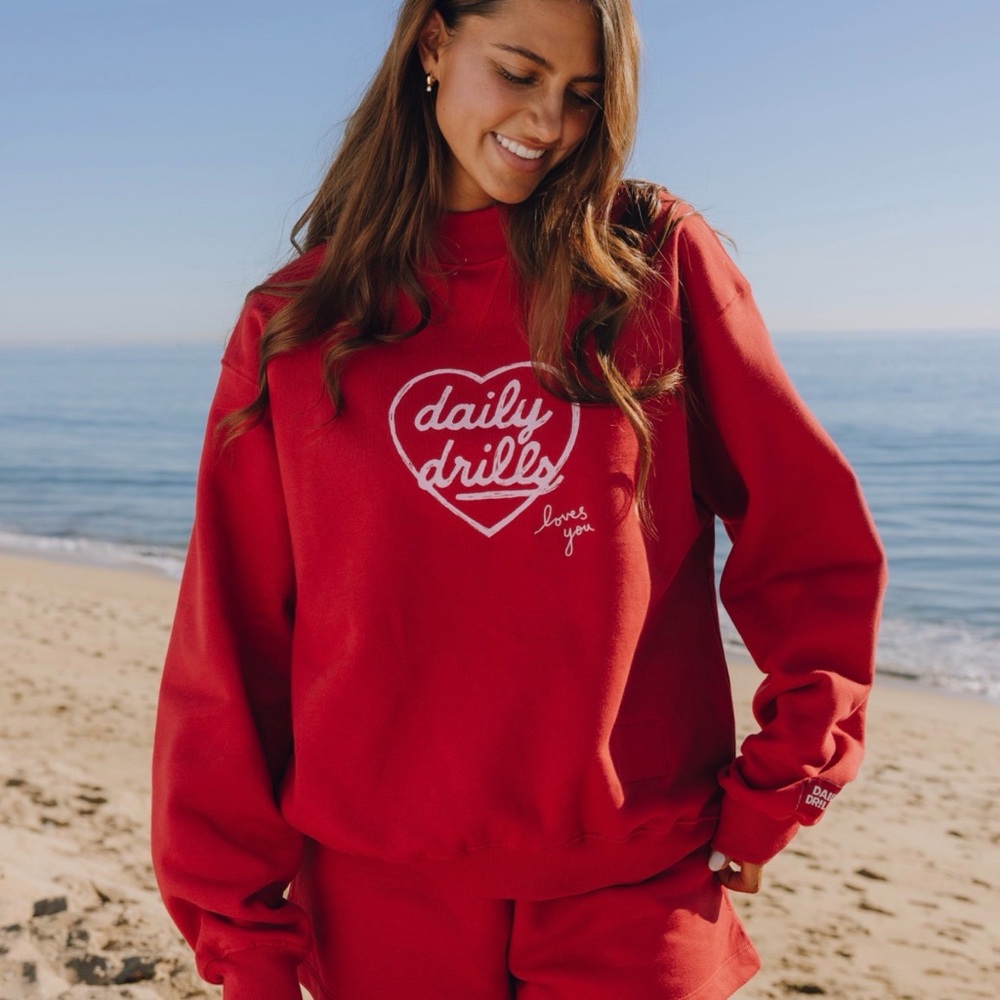 Daily Drills Vibrant Red Women's Hoodie
